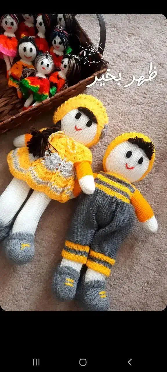 عروسک بافت|اسباببازی بچه|مشهد, طبرسی شمالی|دیوار