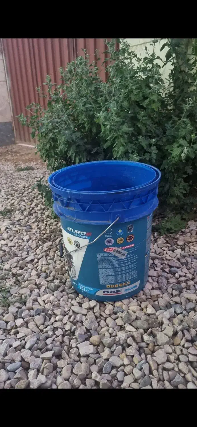 سطل ۲۰ لیتری|ظروف نگهدارنده، پلاستیکی، یک‌بارمصرف|بسطام, |دیوار