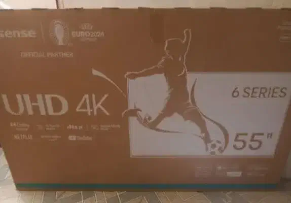 تلویزیون ال ای دی هایسنس4k55 هوشمند نو اکبند|تلویزیون و پروژکتور|آبادان, |دیوار