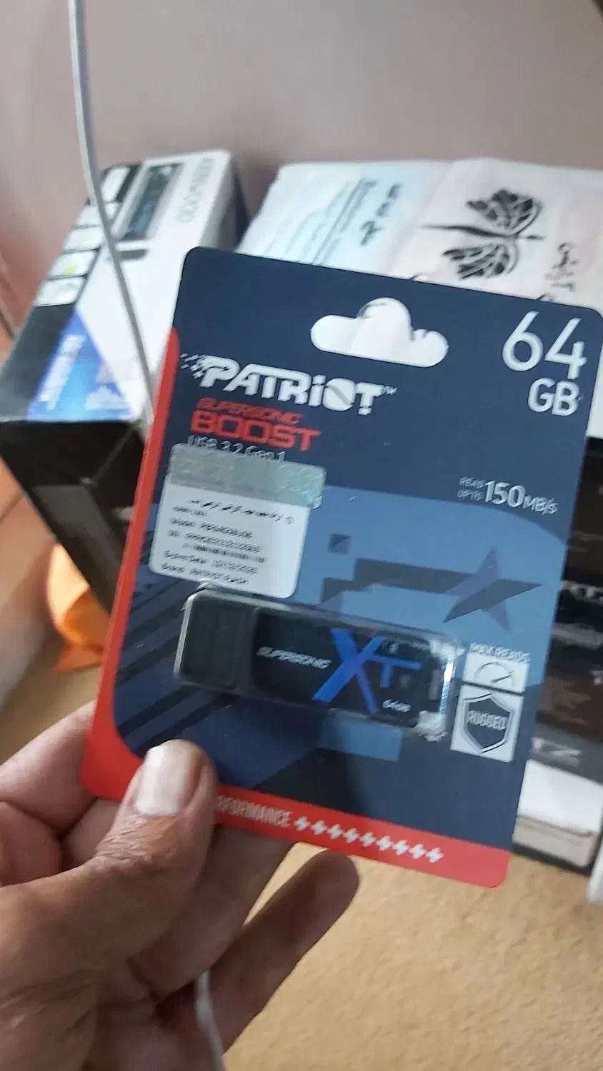 دو عدد فلش پتریوت (سوپر سونیک) اصل|قطعات و لوازم جانبی رایانه|ساری, |دیوار