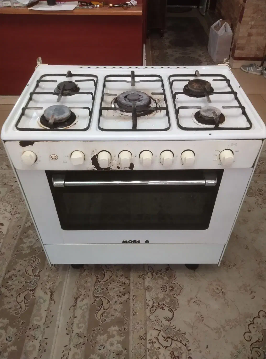 اجاق گاز ۵ شعله فر دار|اجاق گاز و لوازم برقی پخت‌وپز|اندیشه, اندیشه فاز ۶|دیوار