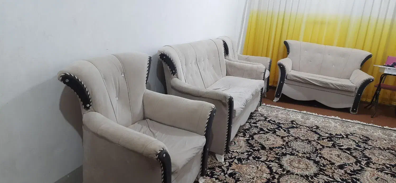 مبل راحتی ۷ نفره|مبلمان خانگی و میز عسلی|پارسآباد, |دیوار