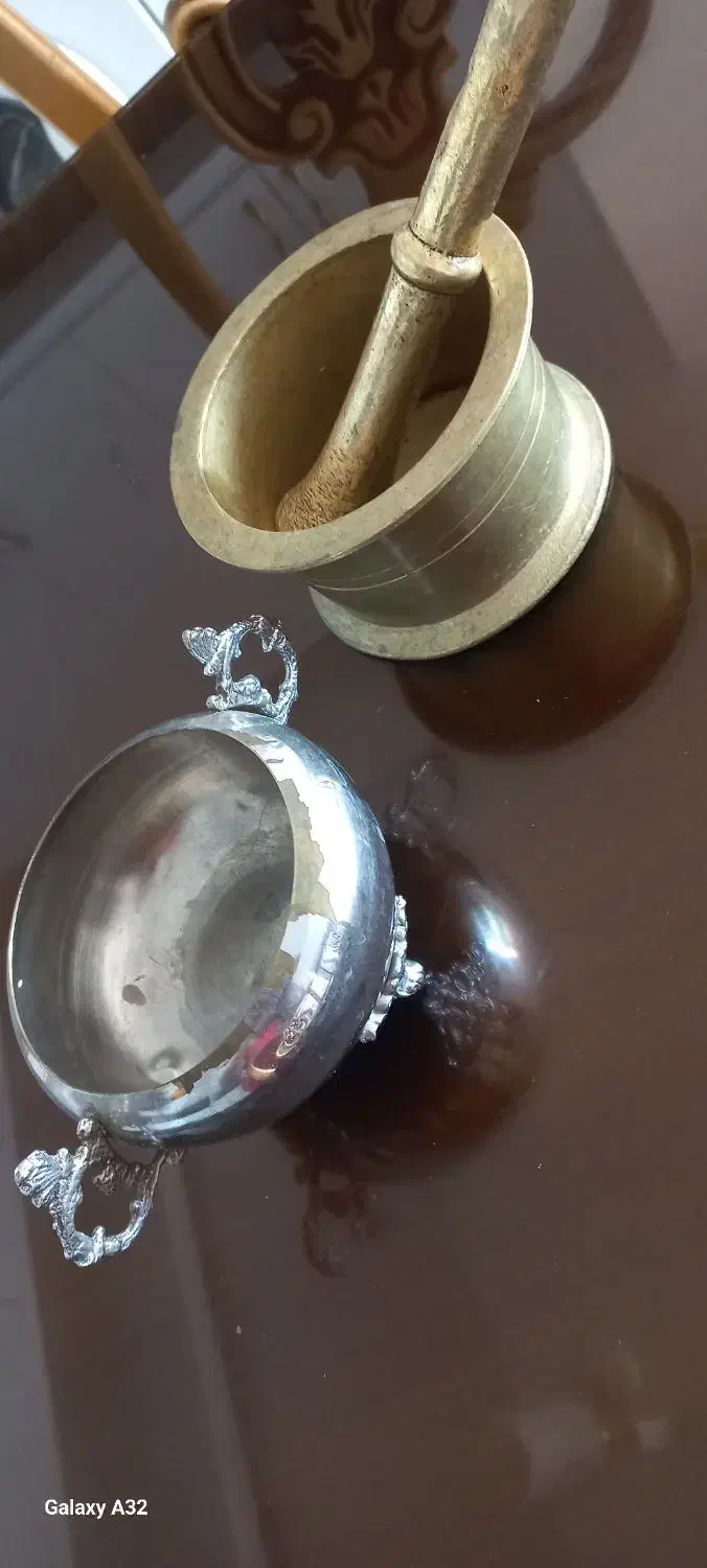 فنجان  چایساز میز اتو ظرف مسافرتی کتری قندان قدیمی|کلکسیون اشیاء عتیقه|مشهد, الهیه|دیوار