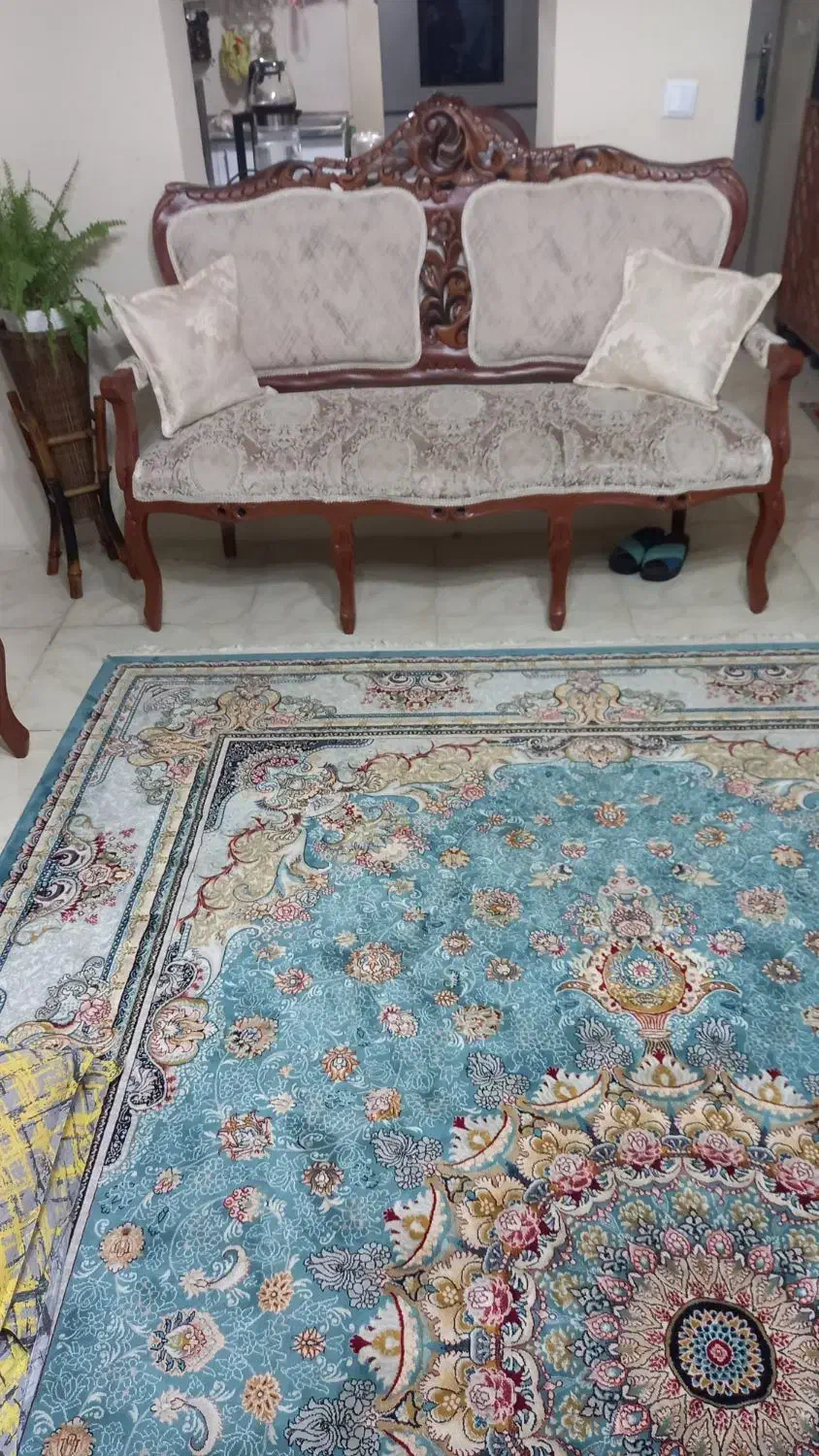 مبل سلطنتی ۹نفره|مبلمان خانگی و میز عسلی|پرند, فاز ۶|دیوار