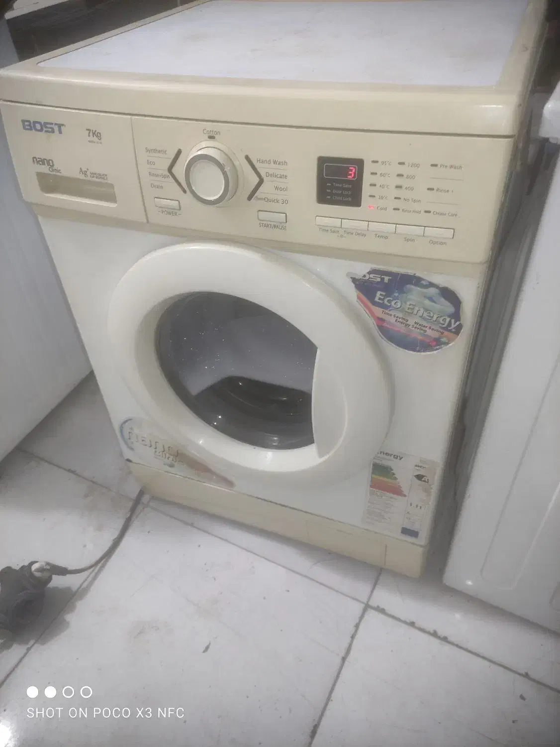 فروش لباسشویی تمام اتوماتیک بوست|ماشین لباسشویی و خشک‌کن لباس|بابکان, |دیوار