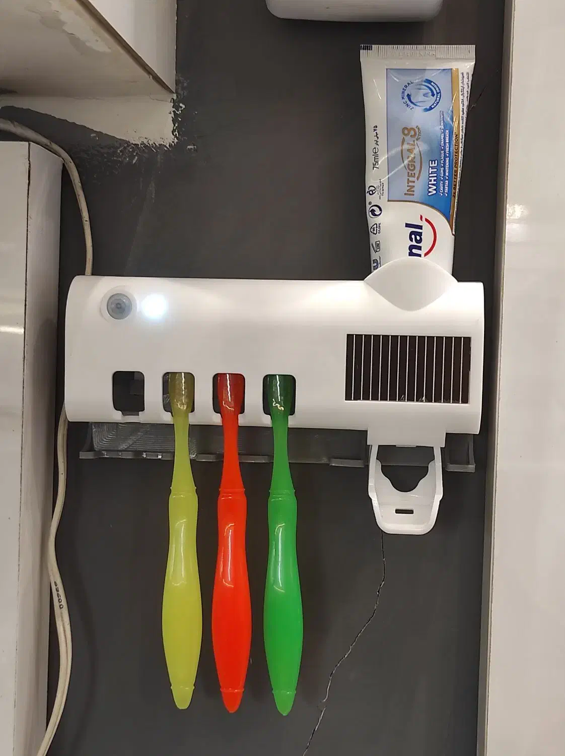 نگهدارنده و ضد عفونی کننده مسواک|لوازم حمام|تبریز, |دیوار