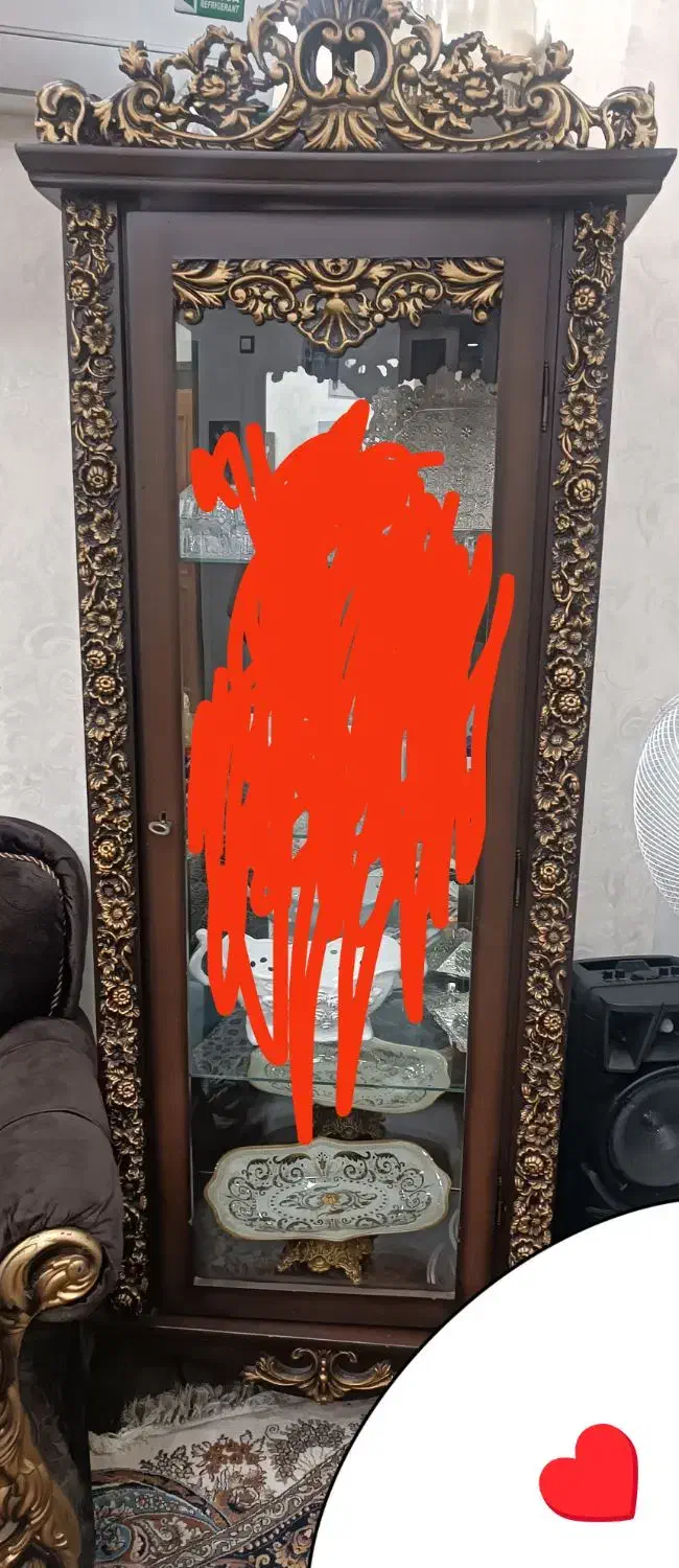 ویترین|بوفه، ویترین، کنسول|فومن, |دیوار