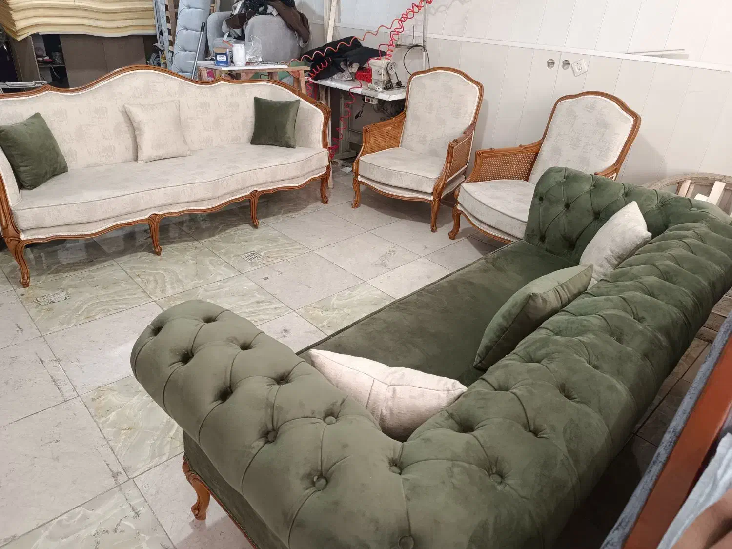 تعمیر مبل فوری|مبلمان خانگی و میز عسلی|سبزوار, پامنار|دیوار