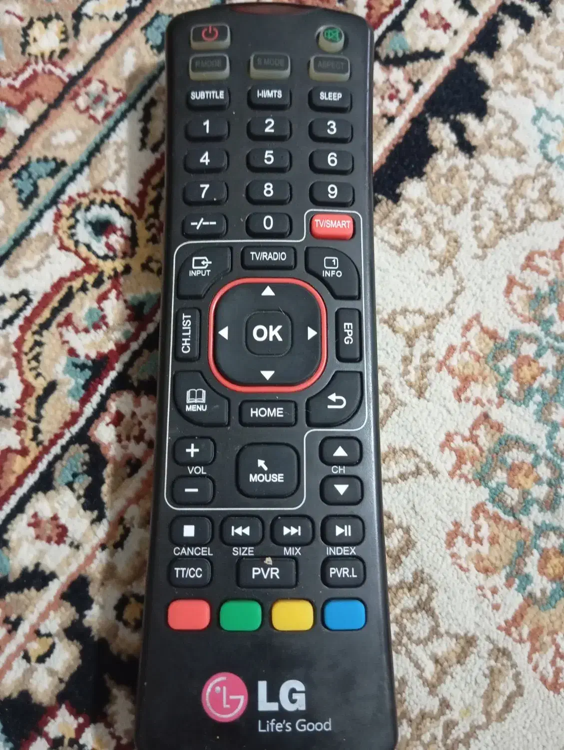 کنترل کیبورد دار اصلی تلویزیون ال جی|تلویزیون و پروژکتور|مشهد, رسالت|دیوار