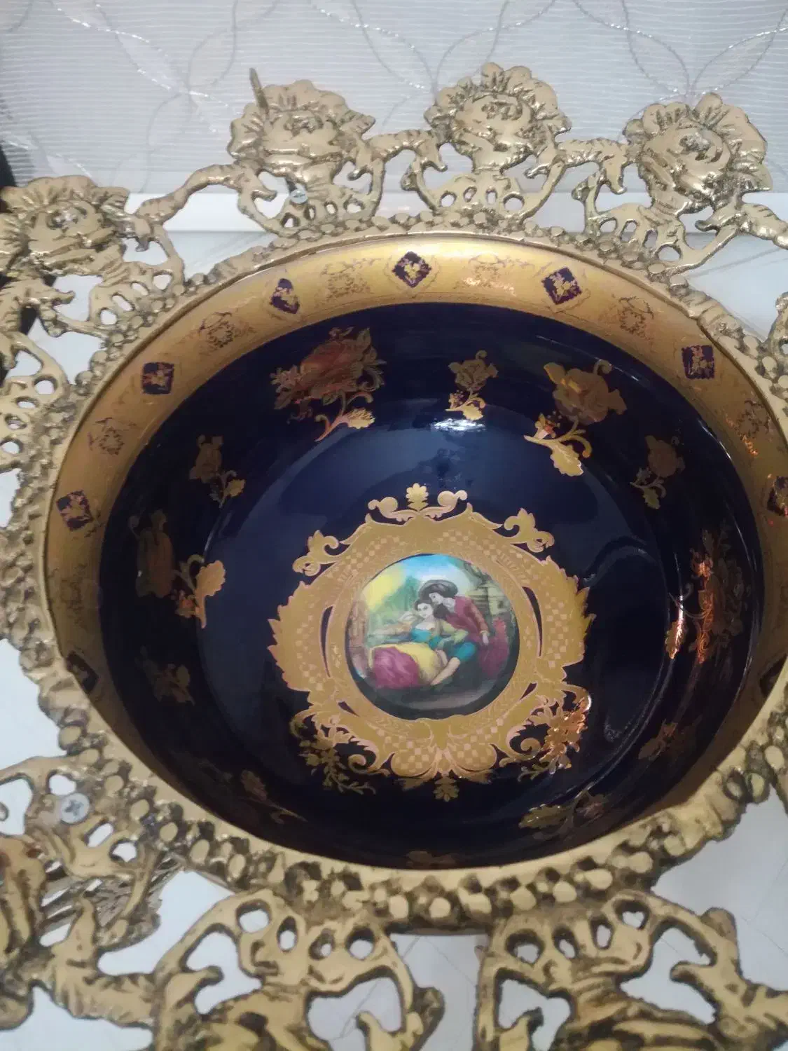 آجیل خوری برنجی وچینی|ظروف سرو و پذیرایی|تهران, هاشم‌آباد|دیوار