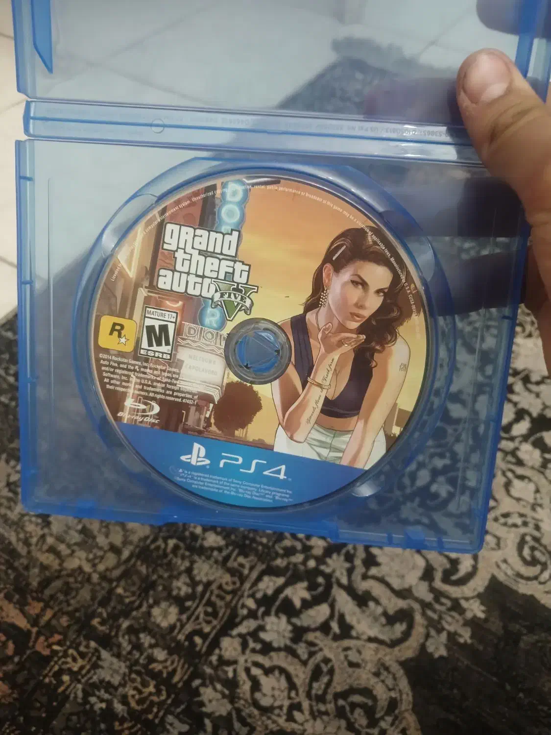 سی دی GTA5برای کنسول PS4|کنسول، بازی ویدئویی و آنلاین|اندیشه, اندیشه فاز ۵|دیوار