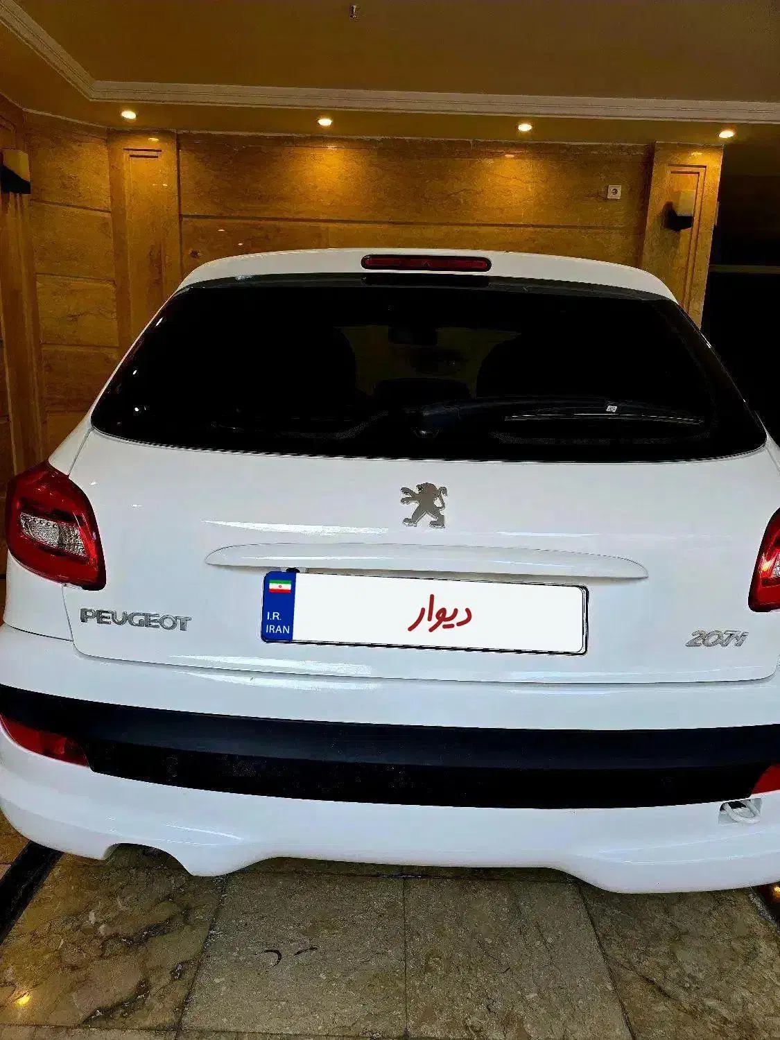 پژو ۲۰۷ سفید ۱۴۰۳ کم کار بدون رنگ TU5|خودرو سواری و وانت|مشهد, سید رضی|دیوار