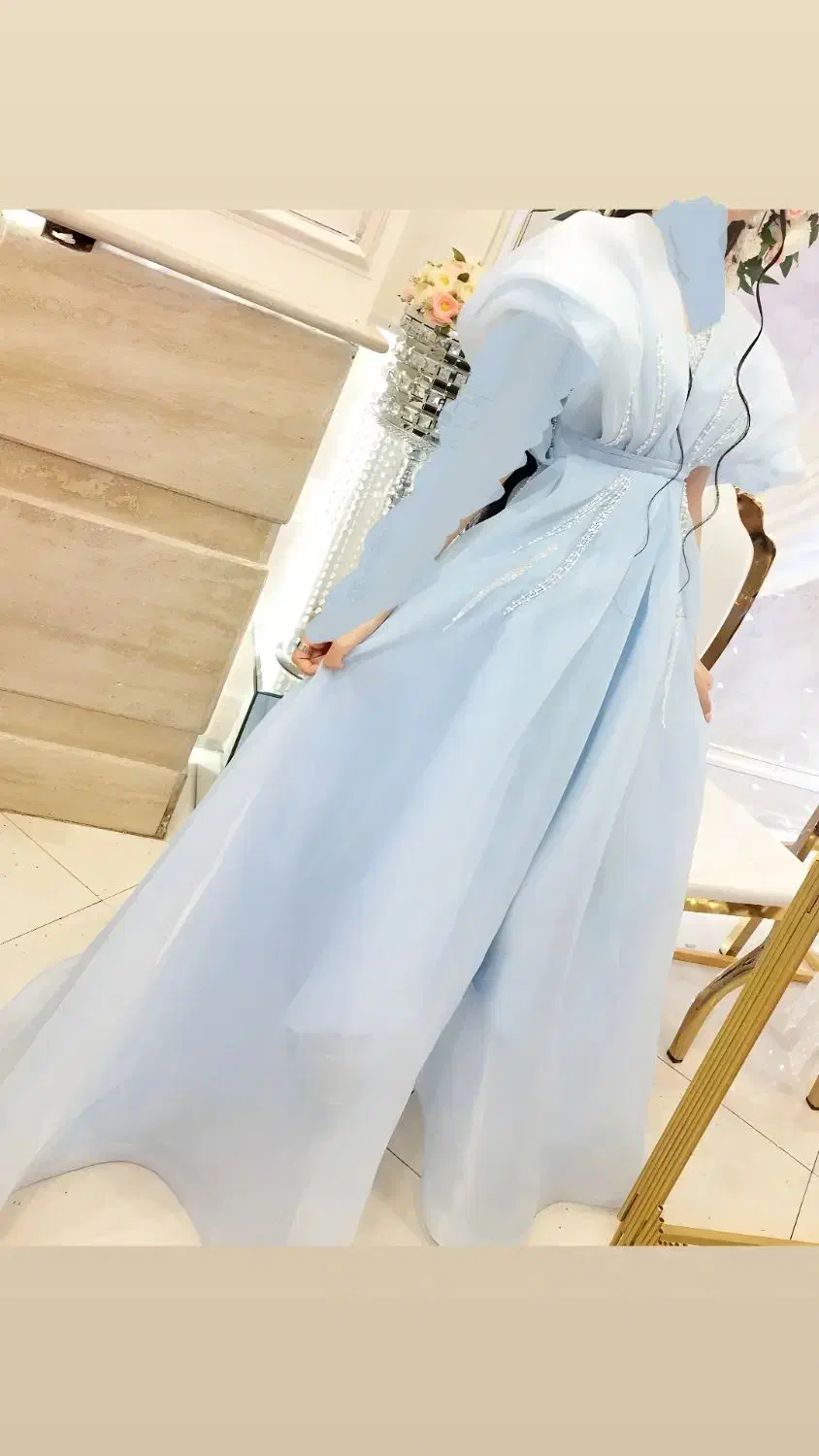 لباس مجلسی دخترونه آبی روشن|لباس|قزوین, |دیوار