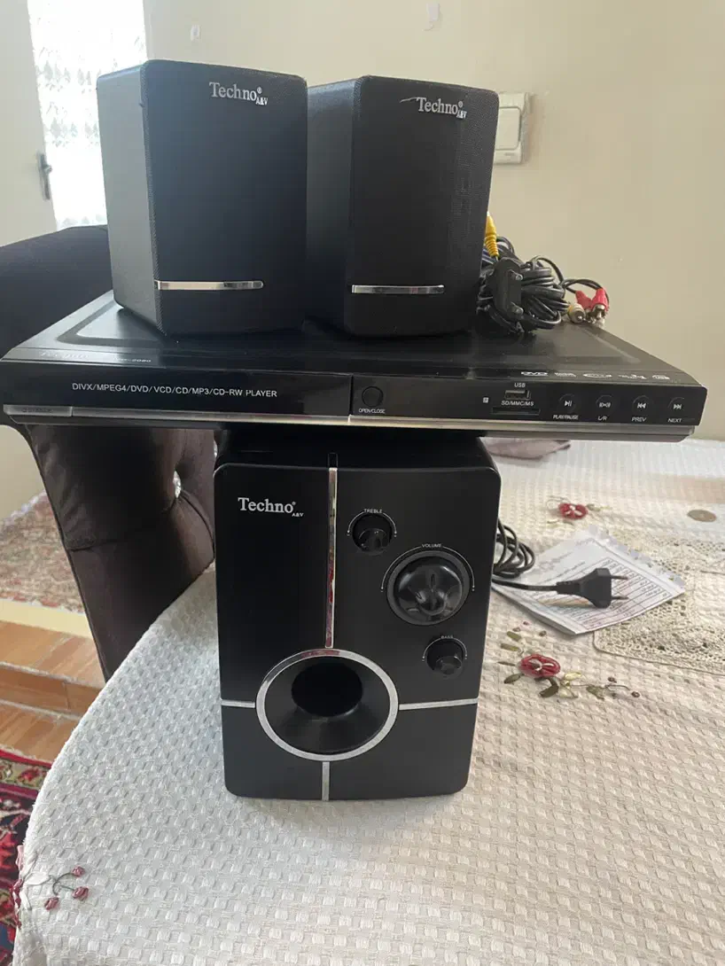 دی وی دی و اسپیکر|پخش‌کننده DVD و ویدیو|تبریز, |دیوار