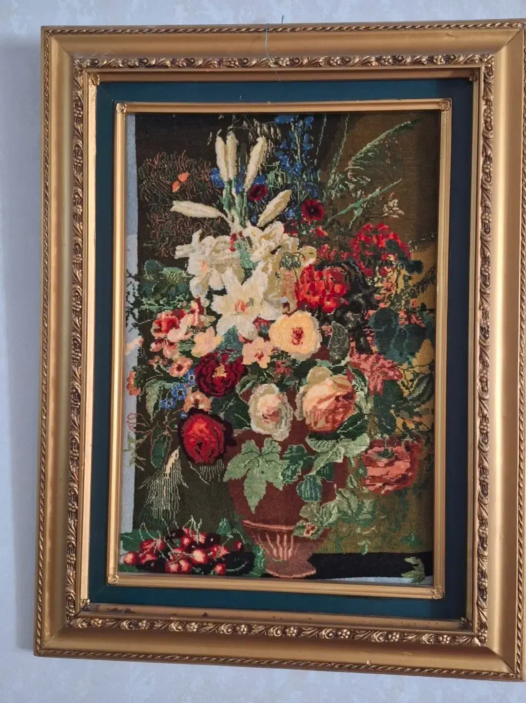 دوعدد تابلو فرش دستباف باف با قاب|تابلو فرش|تبریز, |دیوار