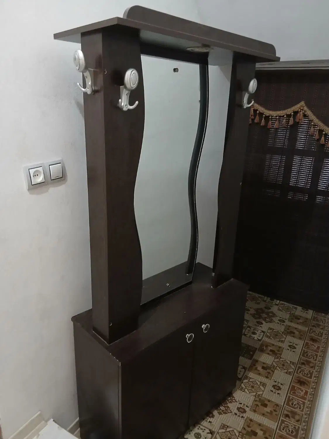 جا کفشی آینه دار|جاکفشی، کمد، دراور|بهبهان, |دیوار