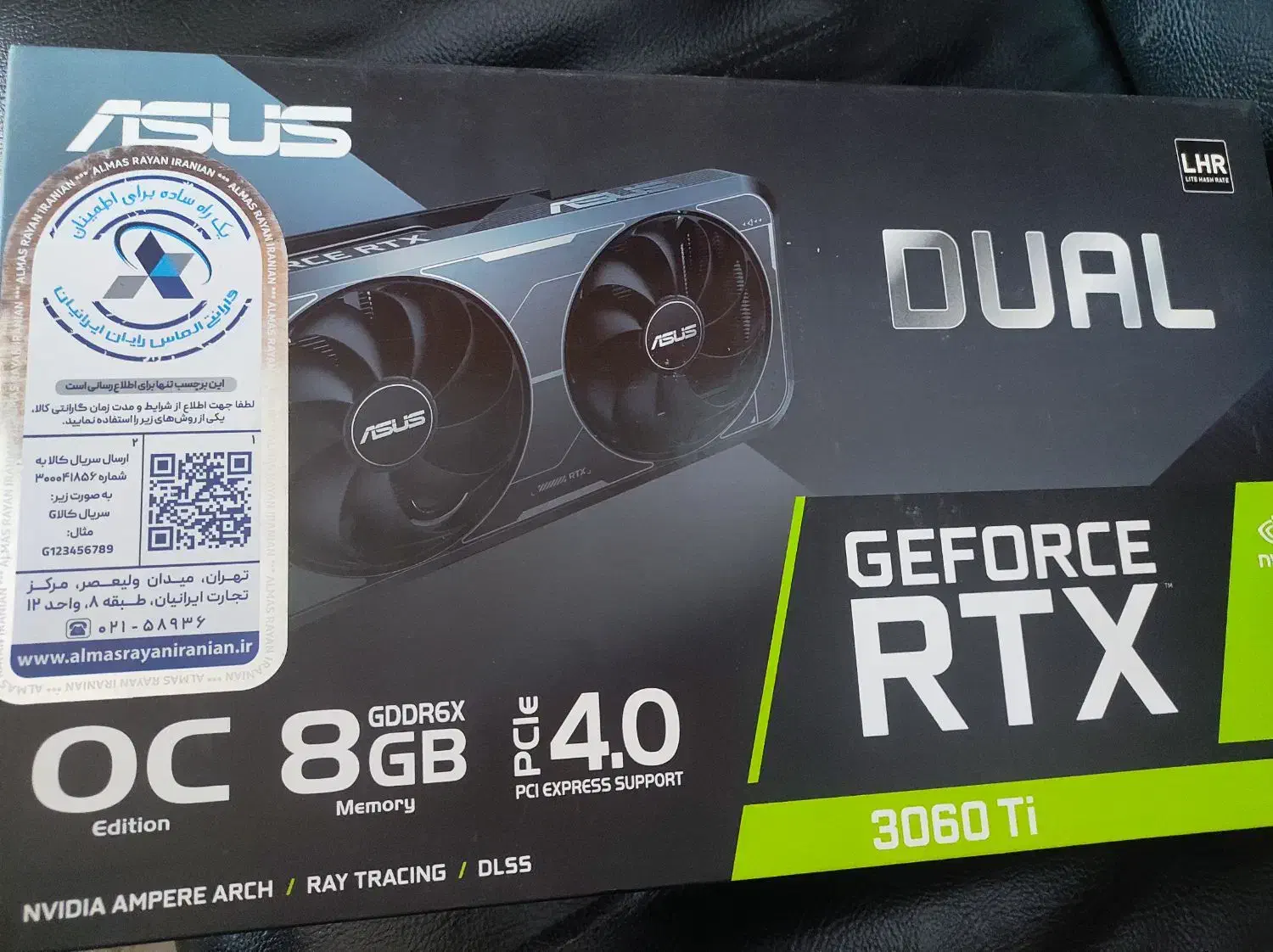 کارت گرافیک Asus Geforce RTX 3060 Ti OC|قطعات و لوازم جانبی رایانه|تهران, منیریه|دیوار