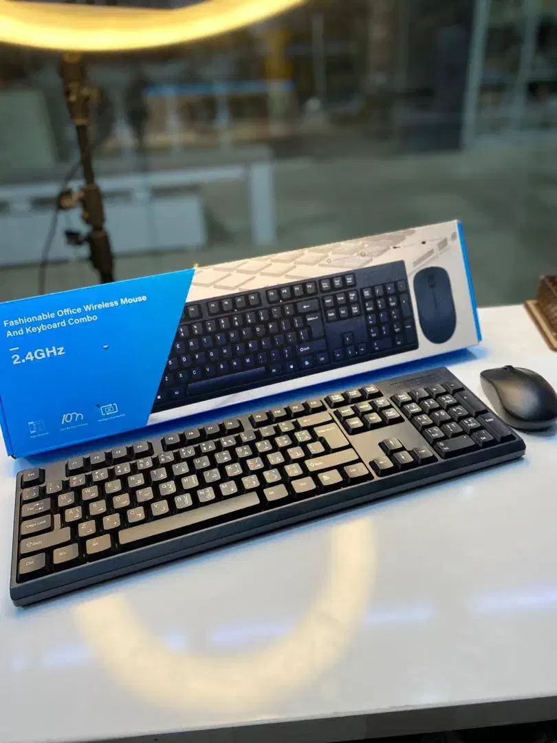 ست کیبورد و موس بیسیم fashionable office 2.4Ghz|قطعات و لوازم جانبی رایانه|اهواز, گلستان|دیوار
