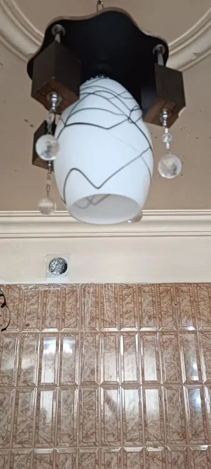 لستر چوبی|لوستر و چراغ آویز|قرچک, شهرک طلائیه|دیوار