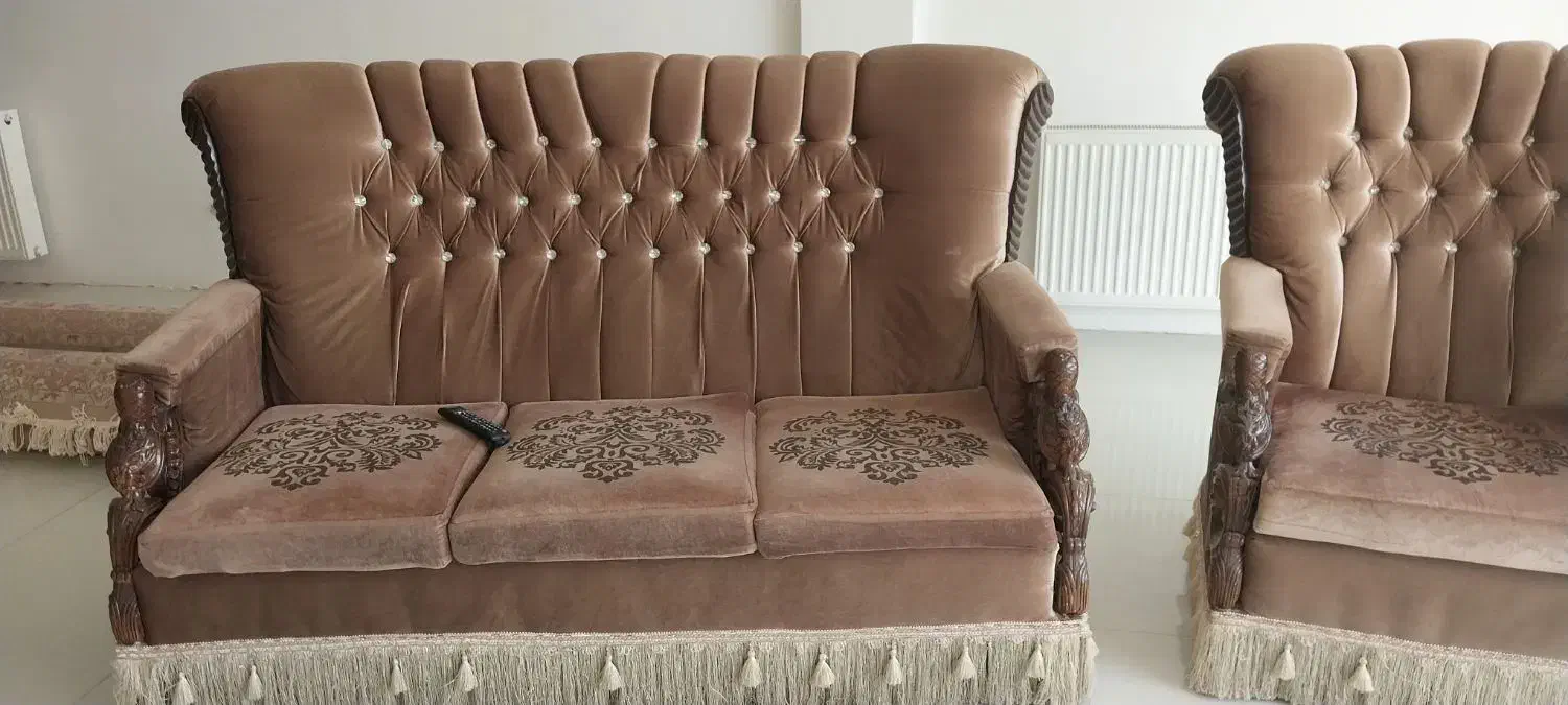 مبلمان۷نفره راحتی|مبلمان خانگی و میز عسلی|گلپایگان, |دیوار