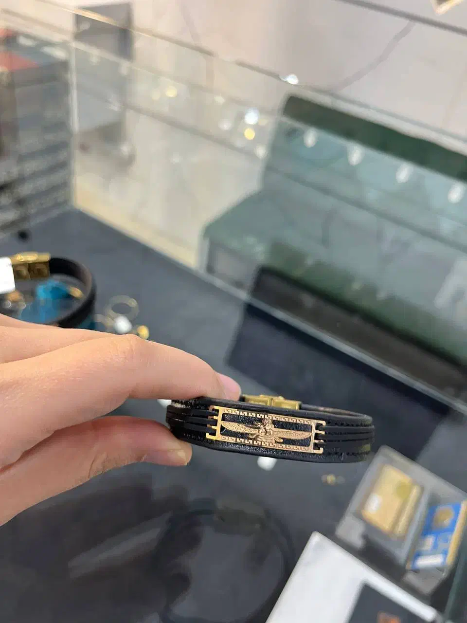 دستبند چرم مردانه|جواهرات|تهران, خلیج فارس|دیوار