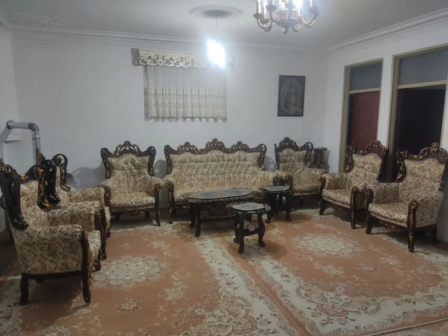 مبل سلطنتی|مبلمان خانگی و میز عسلی|نقده, |دیوار