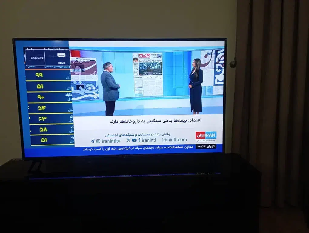 تلویزیون هوشمند ۵۵ اینچ|تلویزیون و پروژکتور|گنبد کاووس, |دیوار