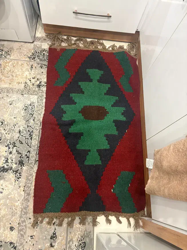 گلیم پشمی|گلیم، جاجیم، گبه|مشهد, عبادی|دیوار