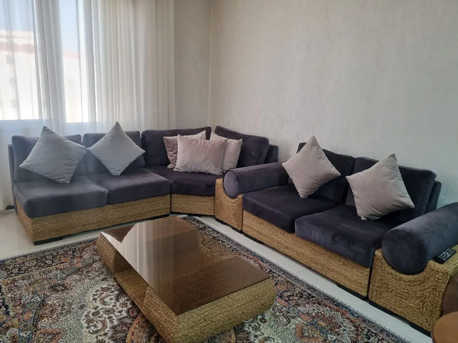 مبلمان ال راحتی|مبلمان خانگی و میز عسلی|پرند, فاز ۴|دیوار