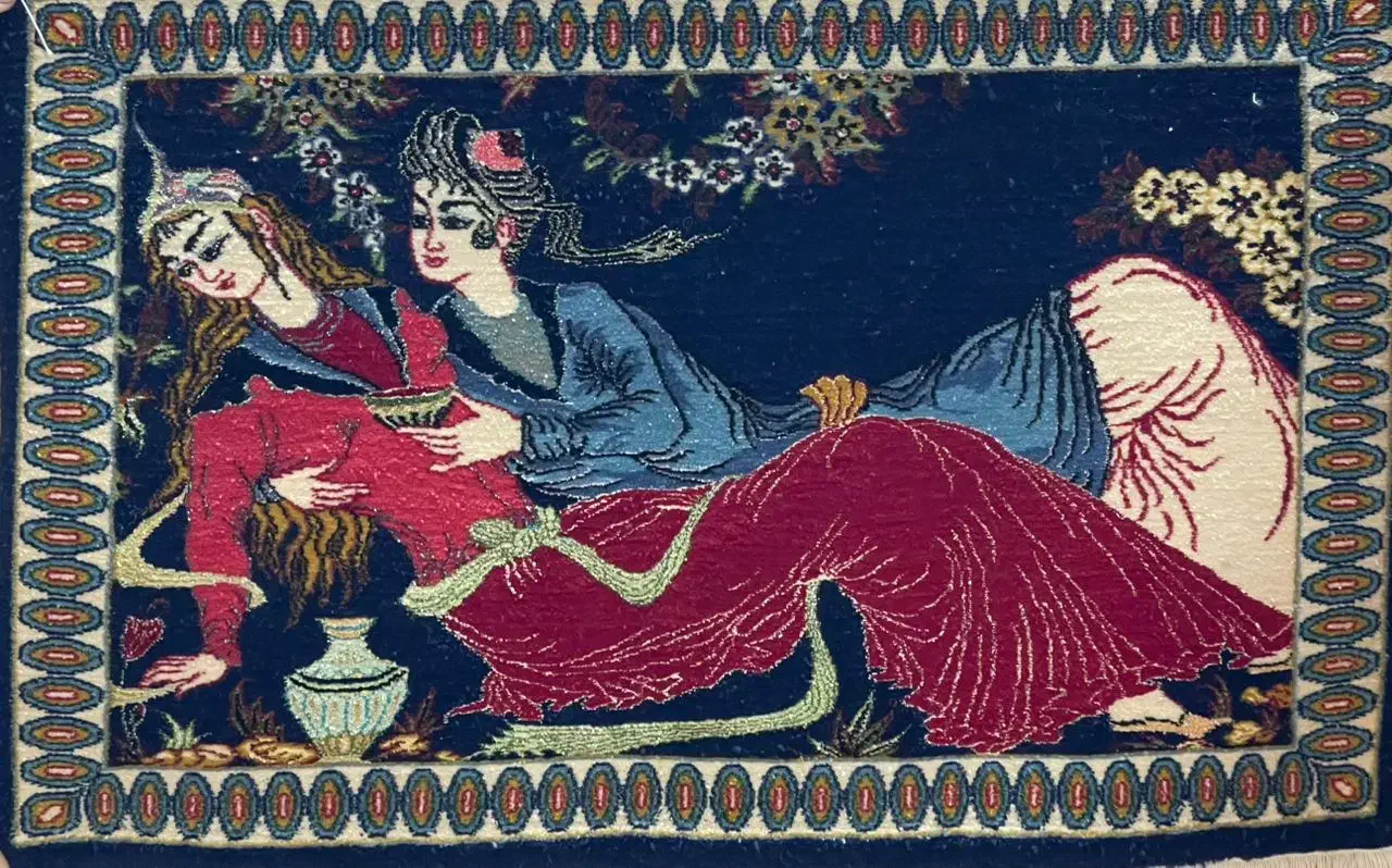 تابلو فرش دست بافت|تابلو فرش|قائم‌شهر, |دیوار