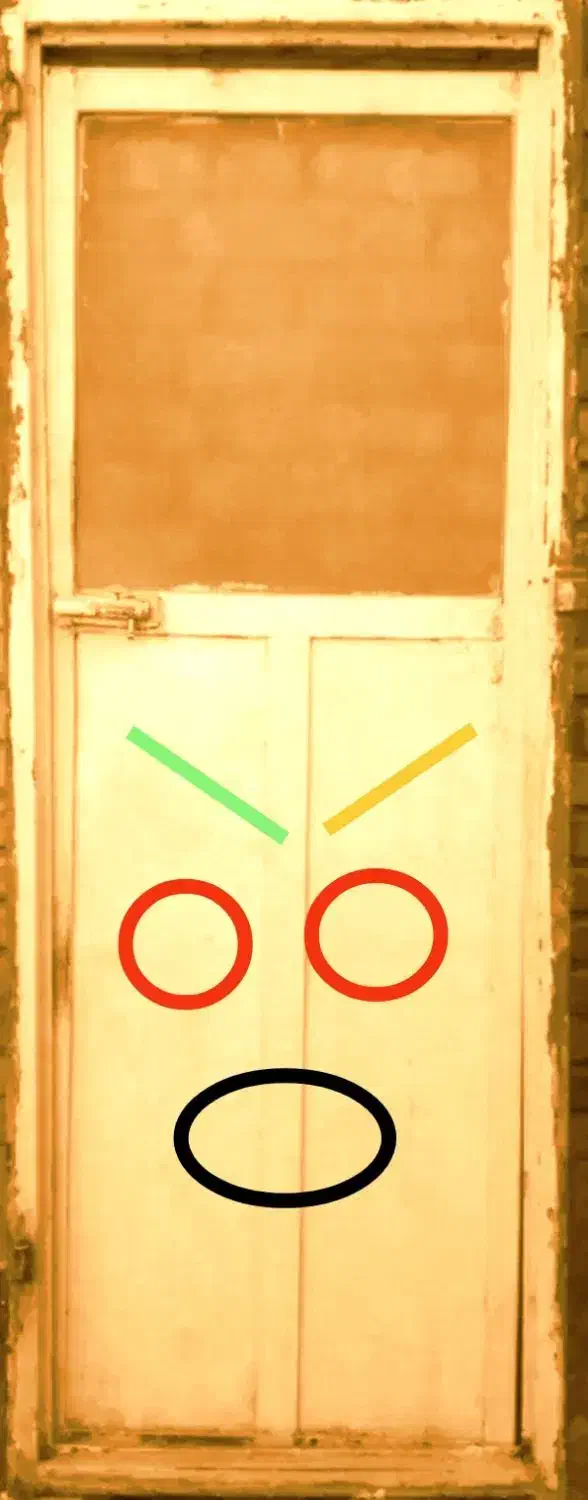 درب انباری با چهار چوب|مصالح و تجهیزات ساختمان|بیستون, |دیوار