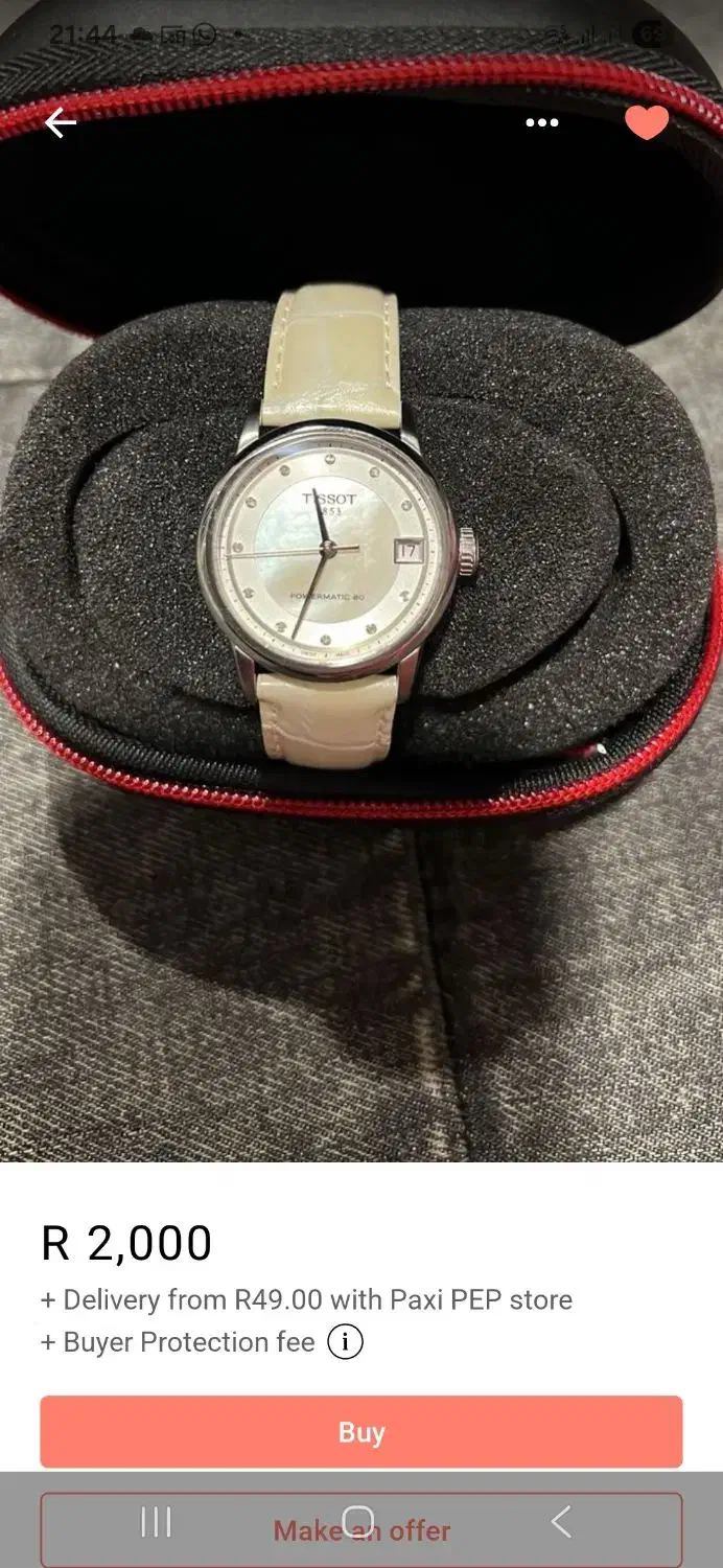 تیسوت زنانه الماس صفحه صدف tissot|ساعت|تهران, الهیه|دیوار