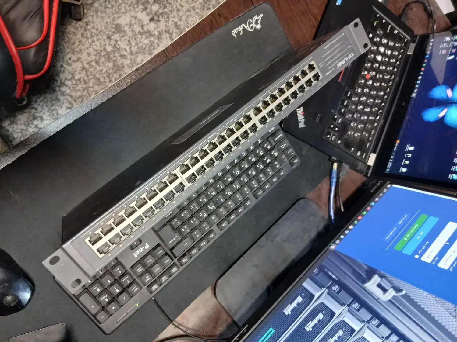 سوییچ شبکه ۴۸ پورت تی پی لینک|مودم و تجهیزات شبکه|فردیس, فردیس|دیوار