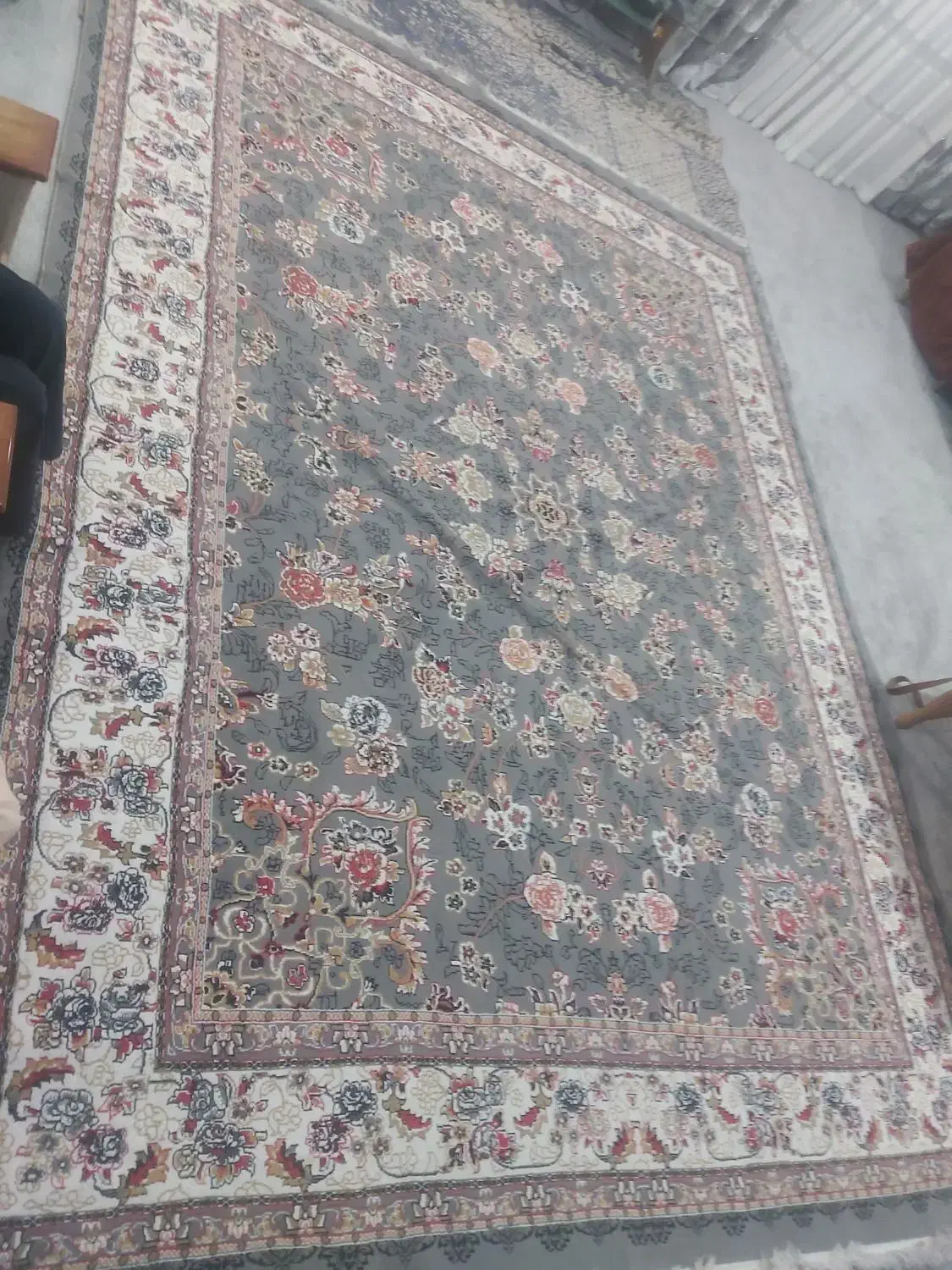 یک جفت فرش ۱۲ متری(۳×۴) ۷۰۰ شانه آپادانا کاشان|فرش|دوگنبدان, |دیوار