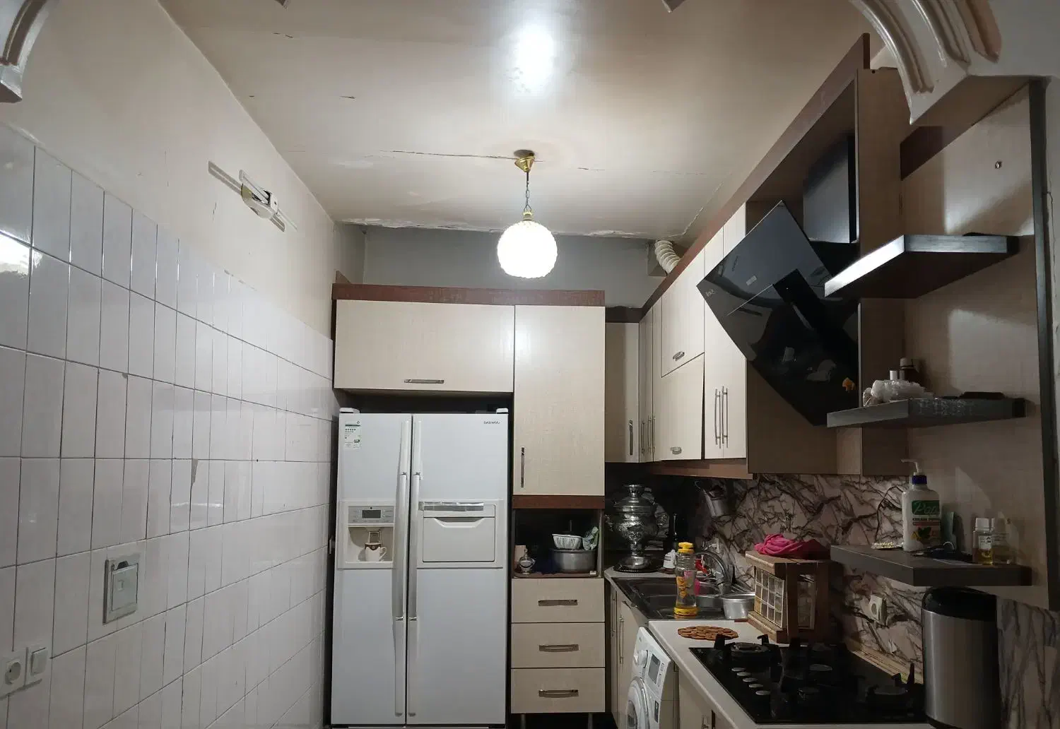 ست کابینت، سینک، گاز و هود|آب‌چکان و نظم‌دهنده ظروف|ری, شهرک نظامی|دیوار