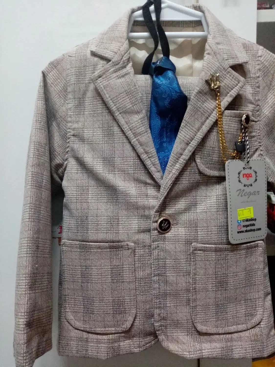 کت و شلوار کتان بچگانه|لباس|گناباد, |دیوار