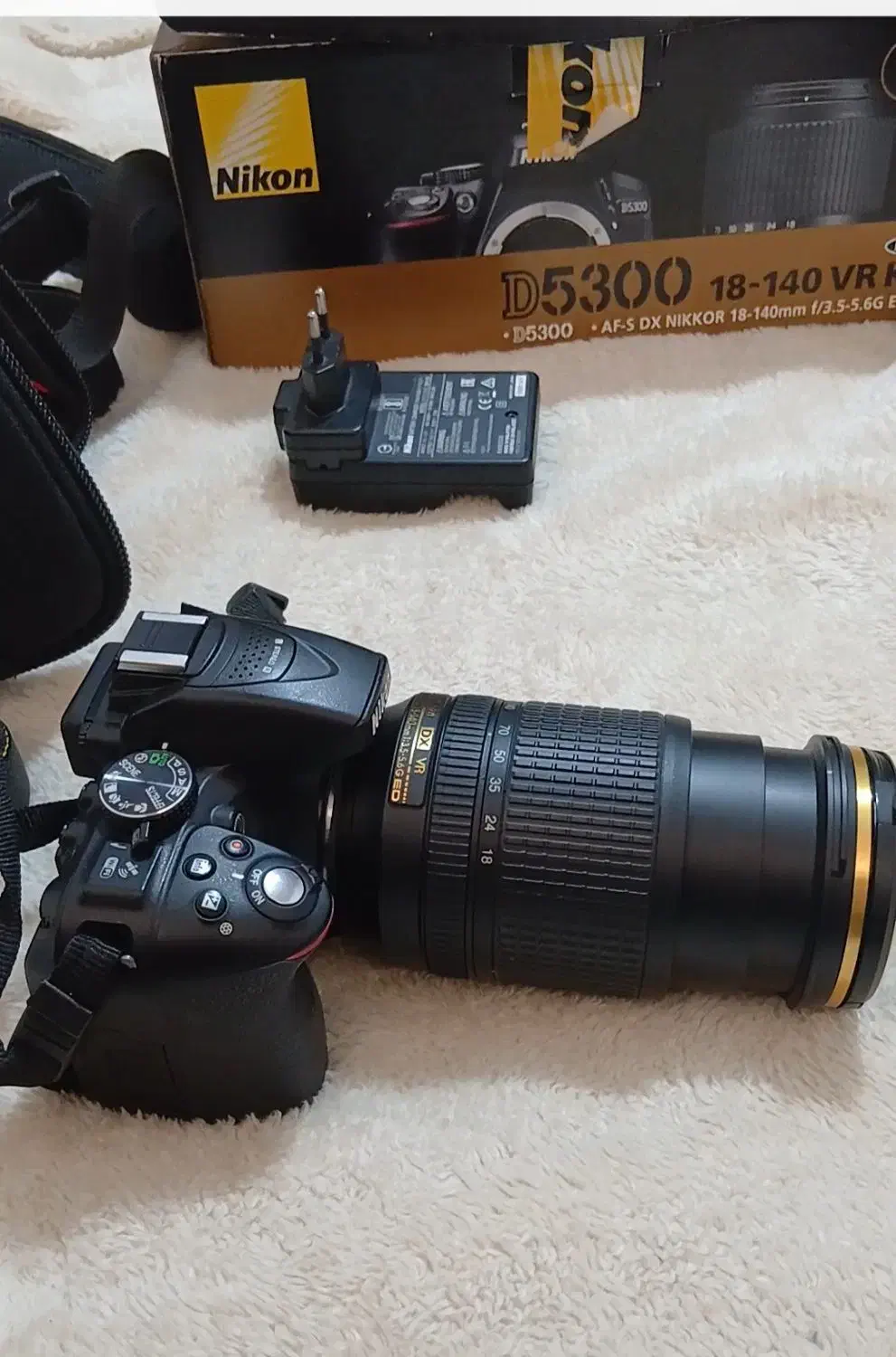 دوربین نیکون D5300 حرفه ای|دوربین عکاسی و فیلم‌برداری|مسجد سلیمان, |دیوار