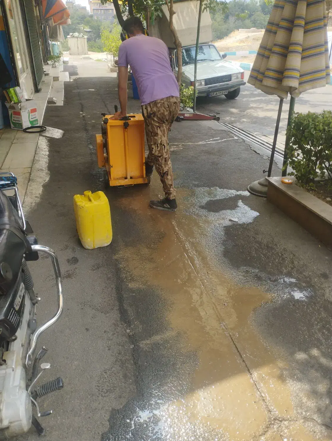 آسفالت وکاتر برش اسفالت وبتن و ...|خدمات پیشه و مهارت|کرج, عظیمیه|دیوار