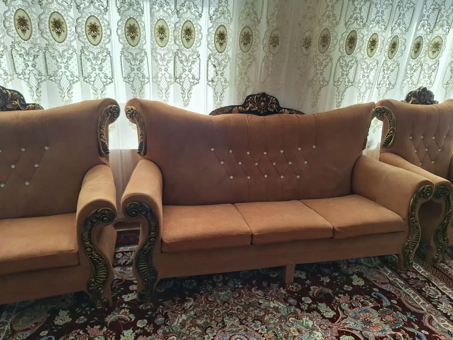 مبل راحتی ۷نفره|مبلمان خانگی و میز عسلی|آذرشهر, |دیوار