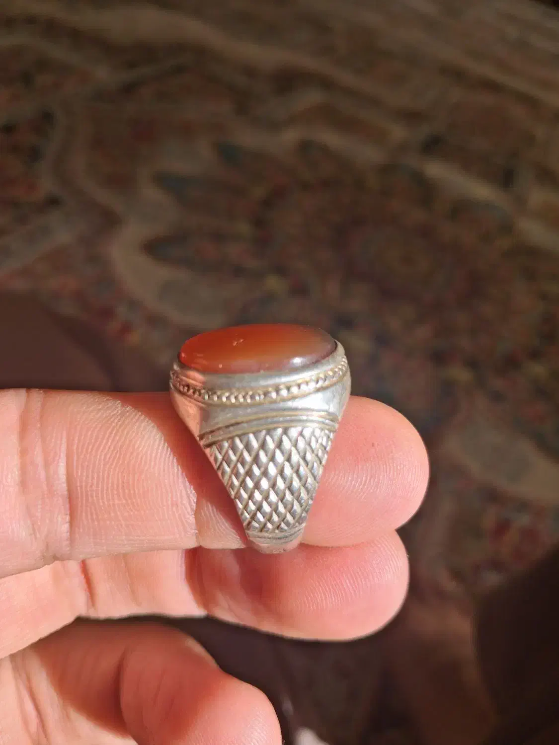 انگشترپرتقالی|کلکسیون اشیاء عتیقه|کرمانشاه, |دیوار