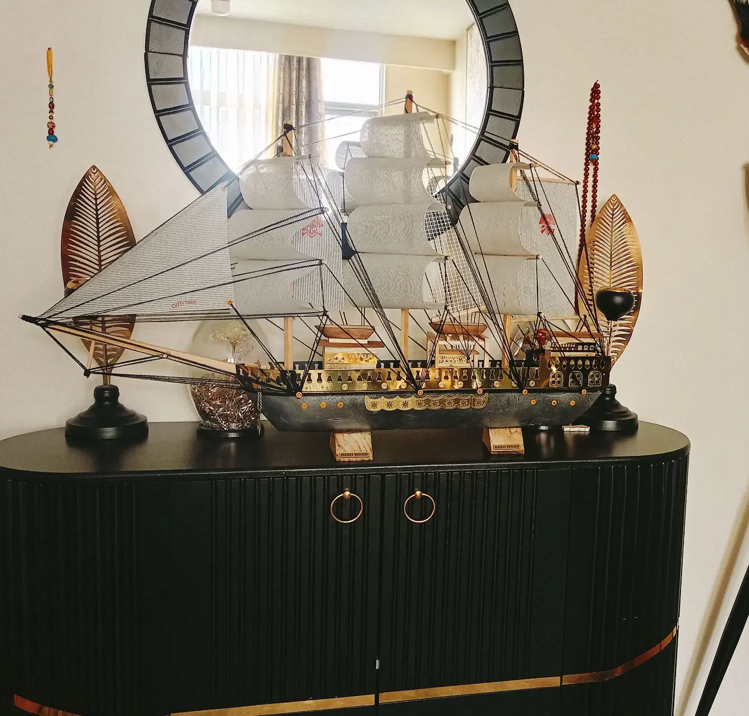 کشتی بادبانی|مجسمه، تندیس، ماکت|تهران, بهداشت|دیوار