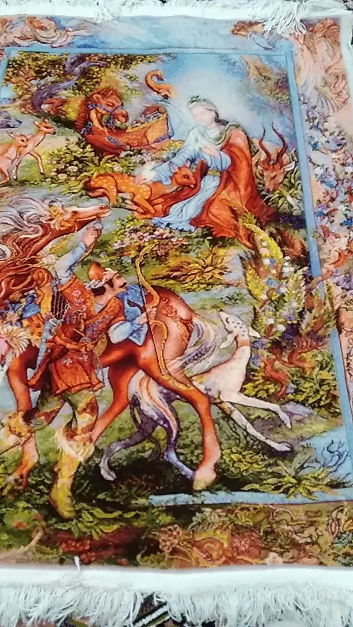 ضامن آهو|تابلو فرش|تهران, شهرک علم و فناوری|دیوار