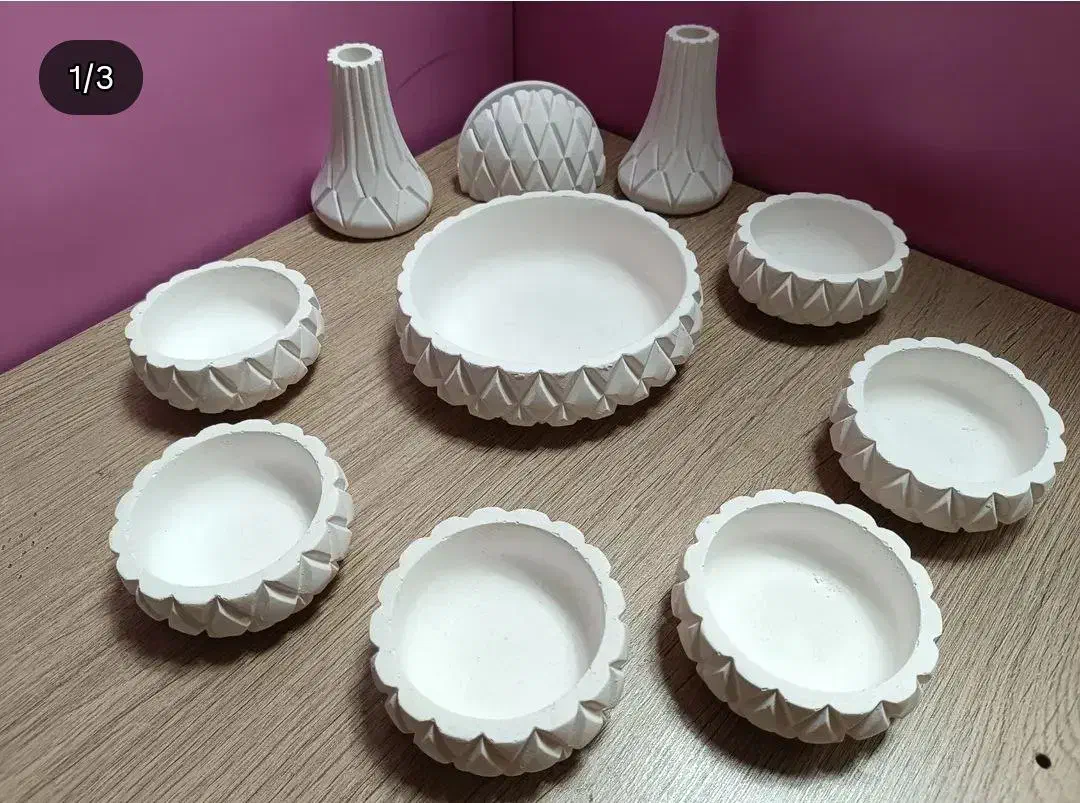 اتواع دکور وظرف  جامایعی از جنس سنگی|صنایع دستی و سایر لوازم تزئینی|تهران, فرحزاد|دیوار