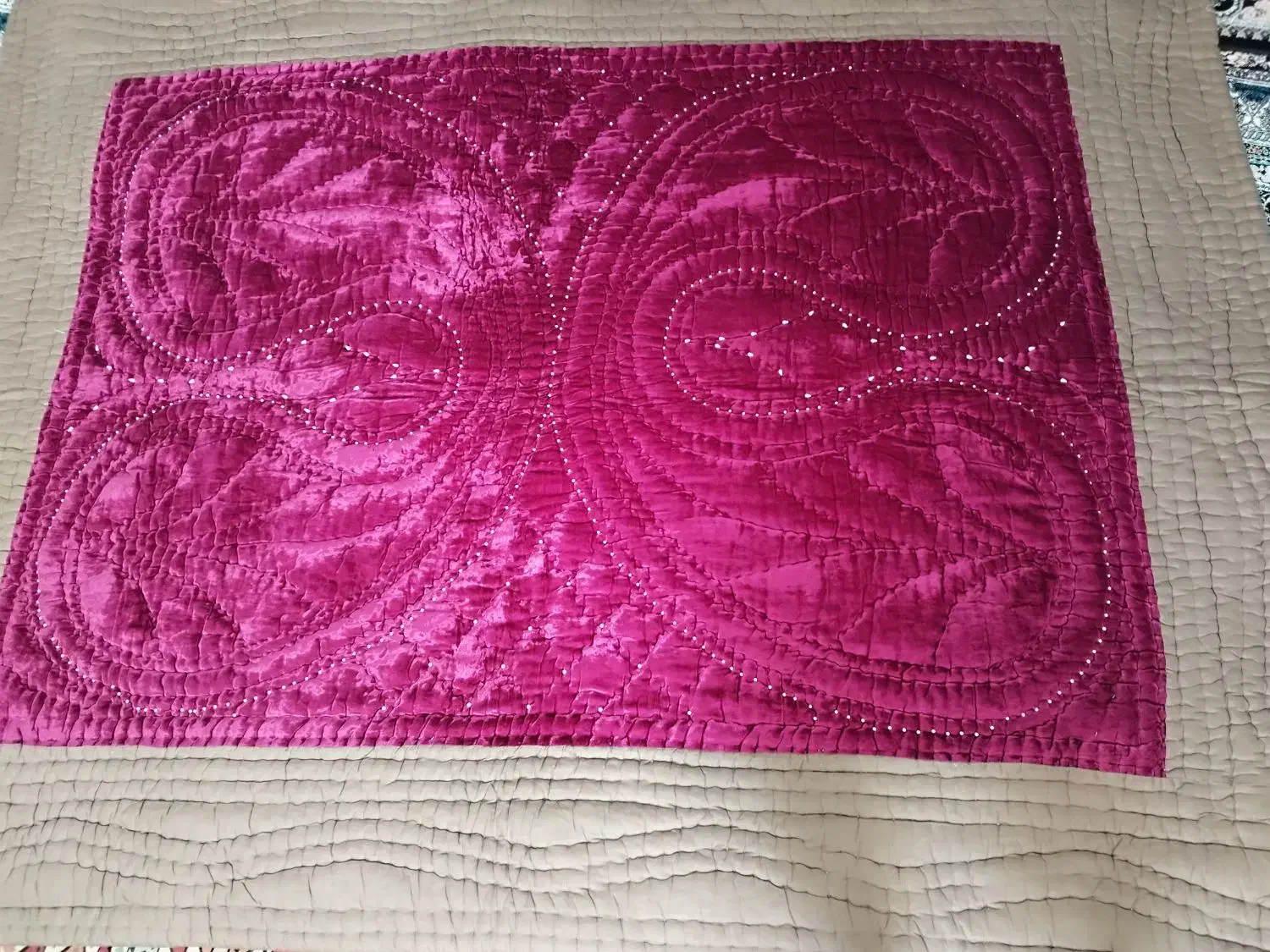 لحاف مخمل|رختخواب، بالش، پتو|قزوین, |دیوار