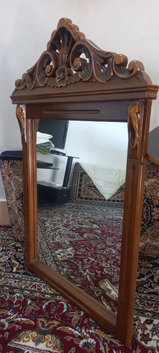 آیینه چوبی|آینه|قم, ولیعصر|دیوار