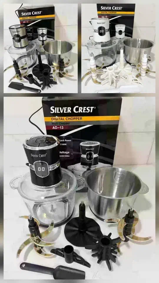 خردکن سیلور کرست دو کاسه ۳.۸ لیتریSlver crest|خردکن، آسیاب، غذاساز|گرگان, |دیوار