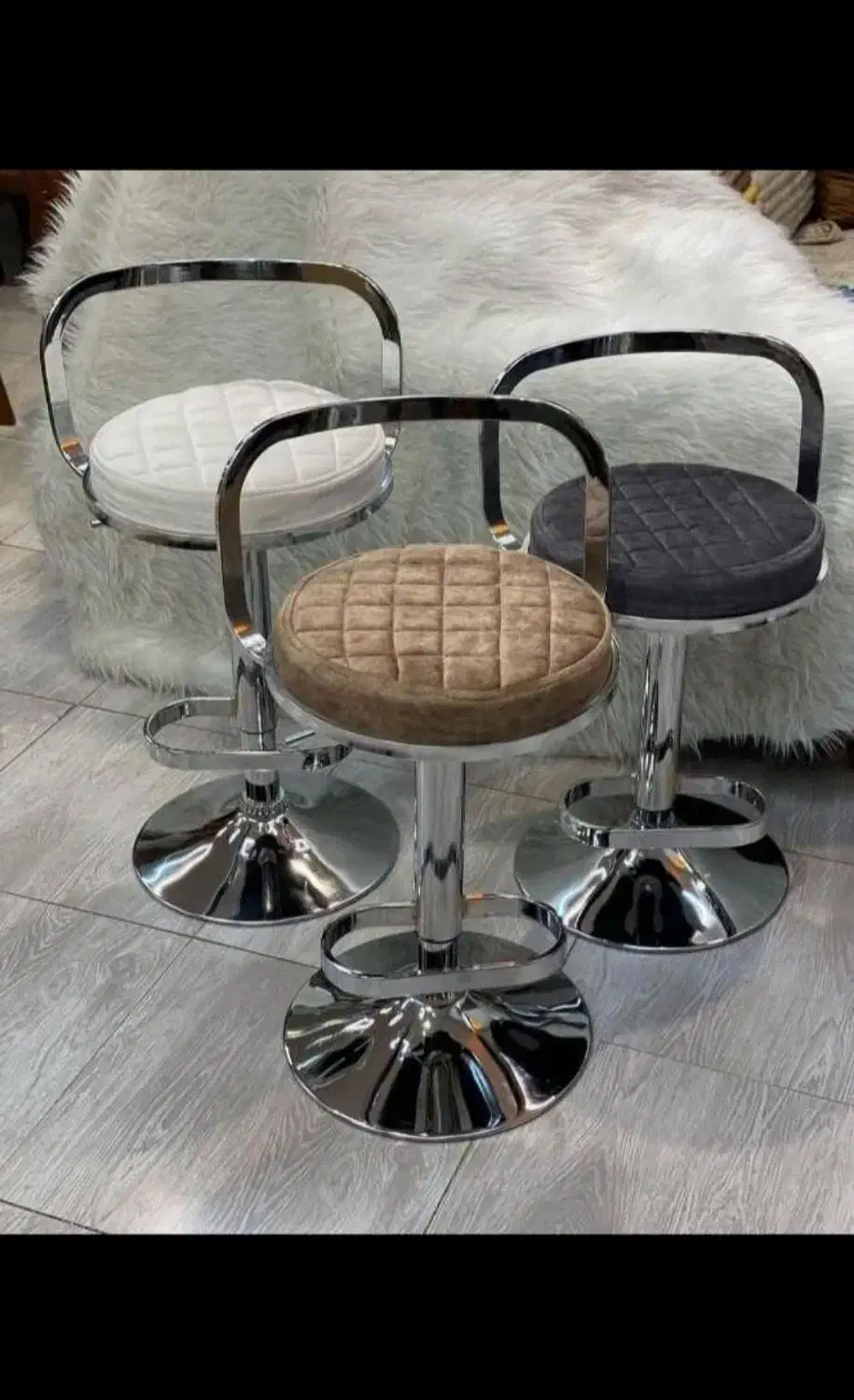 صندلی اپن/فلزی /جکدار/کانتر|صندلی و نیمکت|همدان, |دیوار