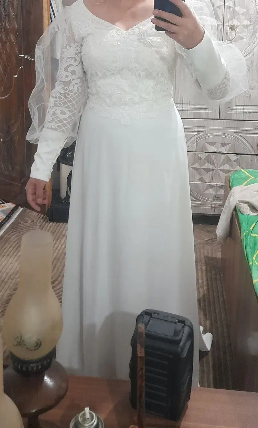 لباس عروس عقد بله برون|لباس|مشکین‌دشت, |دیوار