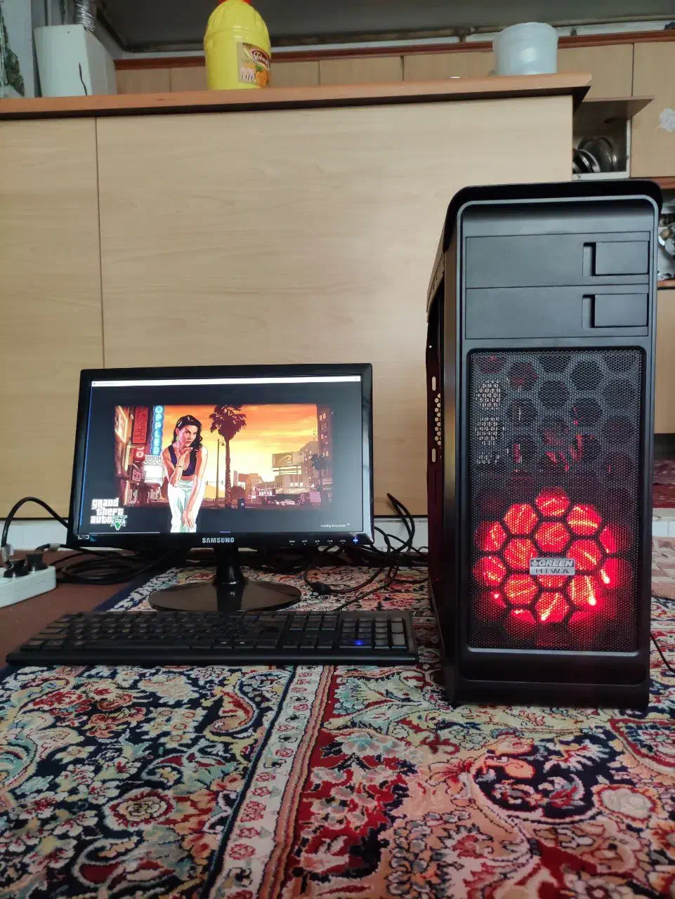 کیس فوتوشاپ گیمینگ 8 هسته ای CORE i7 با گرافیک 16|رایانه رومیزی|زنجان, |دیوار