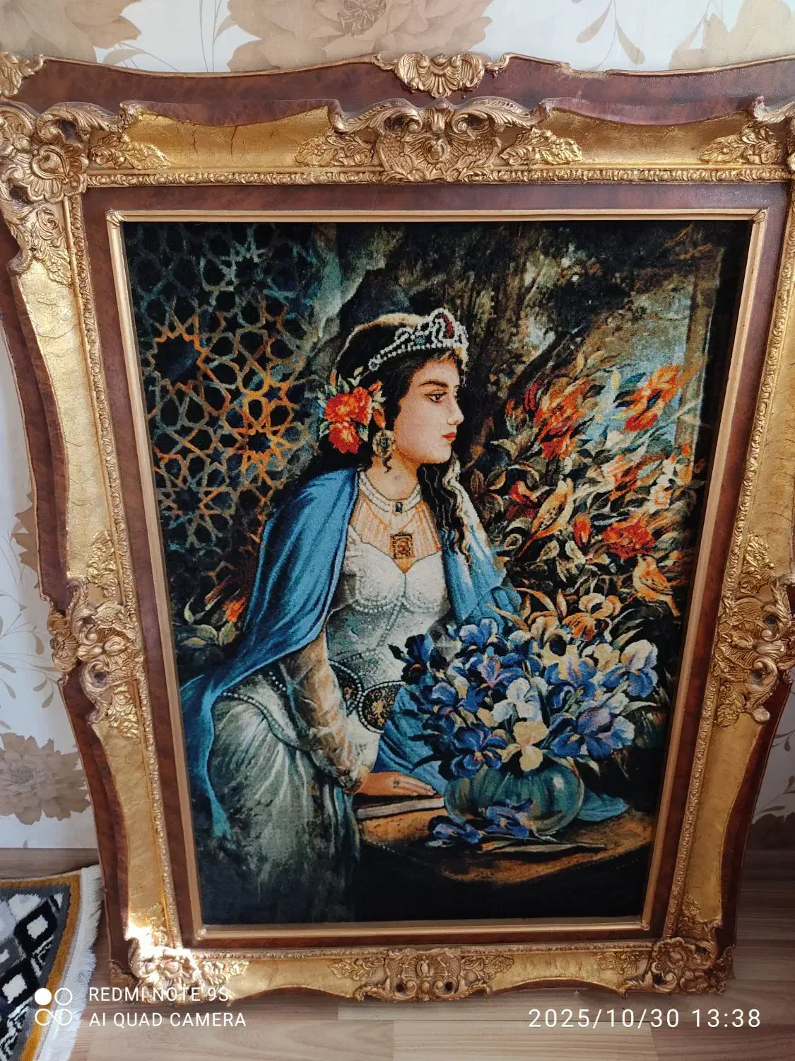 تابلو فرش دست بافت زیبا درجه یک|تابلو فرش|تهران, اختیاریه|دیوار